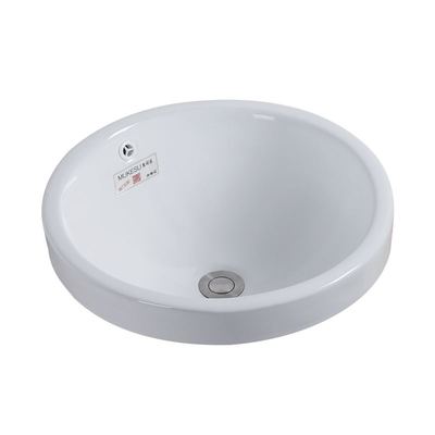 纯圆半嵌入式包邮台上盆