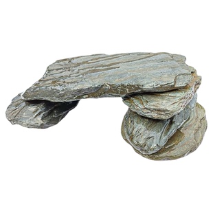 天然溪流片石青龙石微景观乌龟晒爬台小米鱼缸造景真石头鱼缸造景