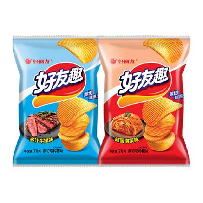 好丽友儿童薯片零食70g×3包