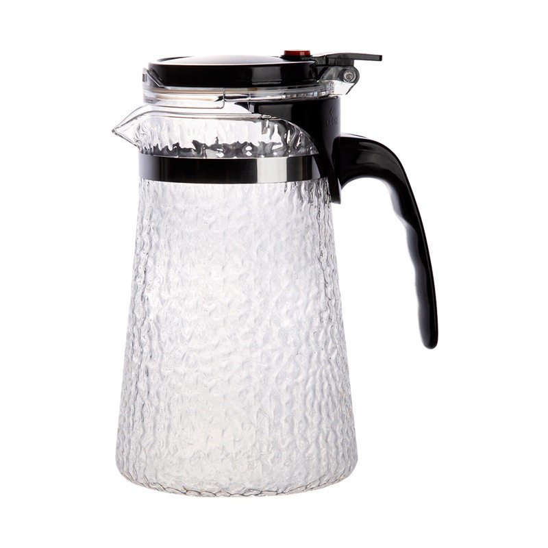 天喜锤纹飘逸杯泡茶壶茶水分离玻璃茶壶过滤花茶壶冲茶器家用茶具