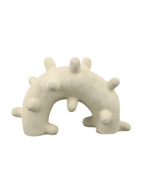 抽象多刺几何毛毛虫树脂装饰摆件