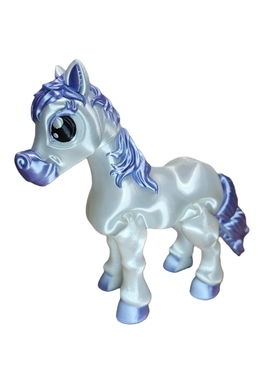 新年马生肖手办多关节可活动模型创意桌面摆件儿童玩具梦幻超炫3d