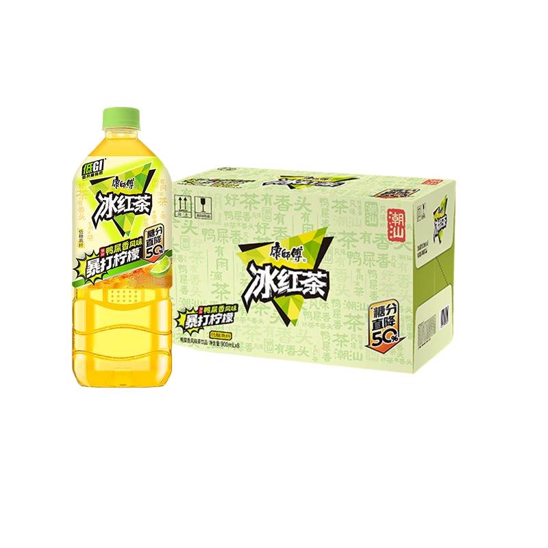 康师傅冰红茶柠檬香型900ml*8瓶