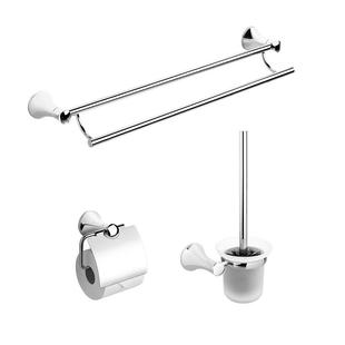 科勒可乐瑞浴室挂件浴巾架挂衣钩马桶刷卫浴五金套件套装15273