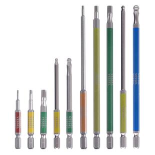 VESSEL内六角批头日本进口威威六角批头加长电动圆头六方风批强磁