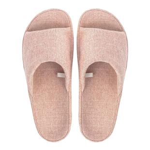 不沾灰棉麻拖鞋男女通用春秋简约纯色居家地板静音四季厚底防水夏