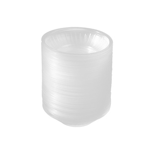 一次性味碟蘸料小碟子圆形透明酱油碟调料辣椒醋碟塑料小碗耐高温