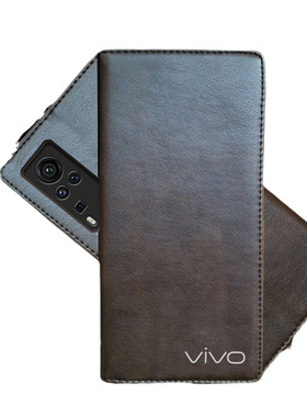 防摔真皮vivoX60翻盖手机保护套