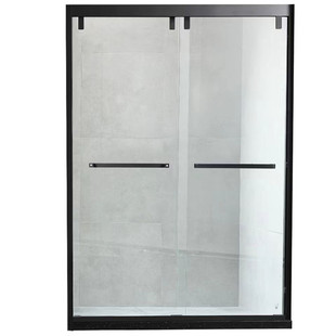 定制一字型钢化玻璃淋浴房简易洗澡房淋浴隔断移门屏风干湿分离