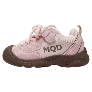 MQD马骑顿童鞋2026冬季新款加绒棉鞋男女童运动鞋户外登山休闲鞋