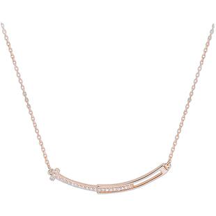 925纯银微笑项链女小众设计感轻奢高级感项链女锁骨链女简约气质