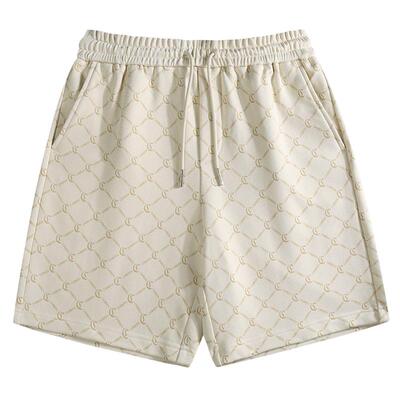 【老花满印】卡宾重磅宽松短裤男