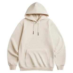 骆驼男装连帽加绒卫衣外套加厚户外通勤新款黑色短款上衣秋情侣款