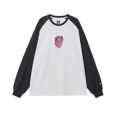 适中长袖ABLEJEANS拼接T恤