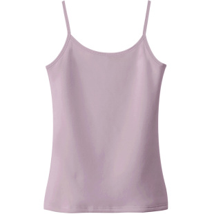 紫色棉质内搭基础细带吊带小被背心女夏天大码外穿贴身上衣打底衫