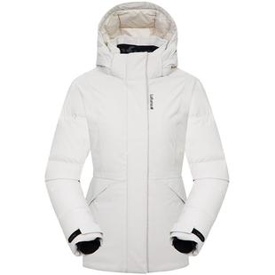 LAFUMA乐飞叶户外通勤防泼水蓄热大鹅绒羽绒服女短款保暖防寒外套