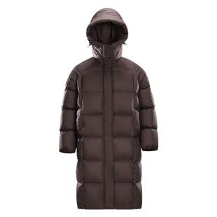 骆驼户外羽绒服冬季新款女款中长款高蓬松大朵绒防风抗撕裂面包服