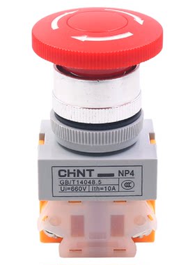 正泰蘑菇头急停开关NP4-11ZS/1