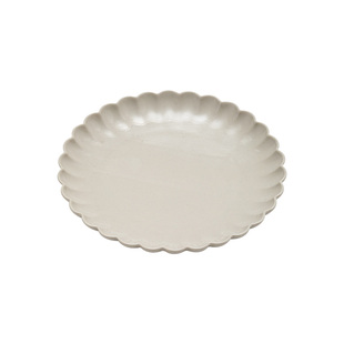 寻心中式草木灰手工陶瓷壶承干泡台功夫茶具家用复古茶点盘茶承台