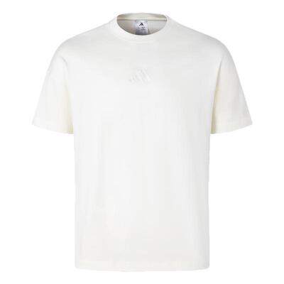 休闲宽松纯棉上衣短袖T恤男装夏季adidas阿迪达斯outlets轻运动