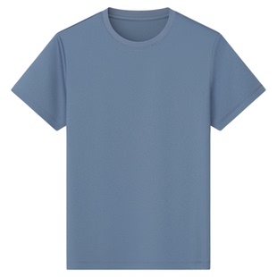 液氨丝光棉短袖T恤男夏季冰丝透气薄款纯色纯棉圆领半袖2025新款