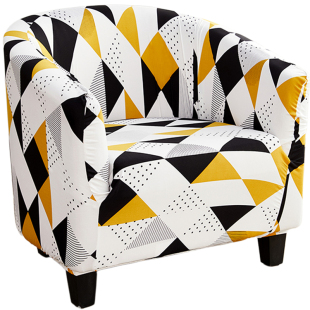 弹力通用万能半圆小单人沙发套罩全包2025弧形圈盖布巾笠座椅u型