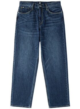 【张凌赫代言】Lee26春夏新品EasyRider761宽松阔腿牛仔裤蓝色男