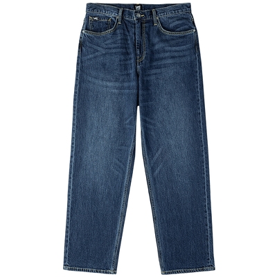 【张凌赫代言】Lee26春夏新品EasyRider761宽松阔腿牛仔裤深蓝男