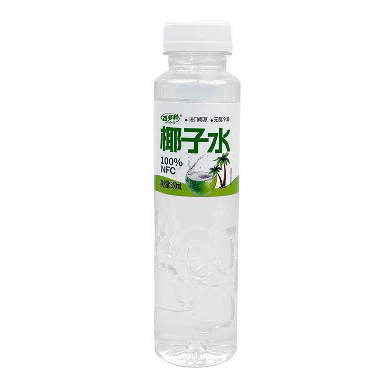 100%纯椰子水进口椰源椰子水350ml*12瓶天然电解质饮料0脂0添加