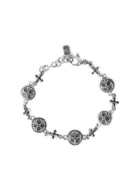 NATIVE STRANGER十字花纹手链925银