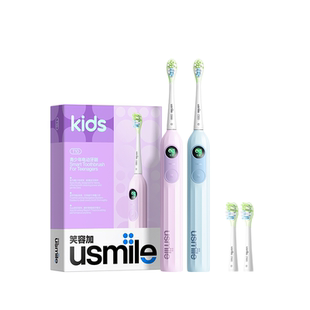 笑容加usmile青少年专用电动牙刷9-18岁智能语音提醒声波牙刷T10