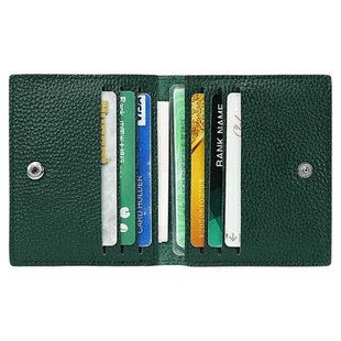 真皮卡包女士超薄款多卡位小巧精致卡套男防消磁卡片包证件位卡夹