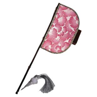 刀把扇便面扇天然紫竹长柄刀扇汉服拍照跳舞道具复古扇子遮面团扇