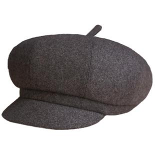 刘行帽中老年人男士贝雷帽春秋季导演八角博士荸荠南瓜报童画家帽