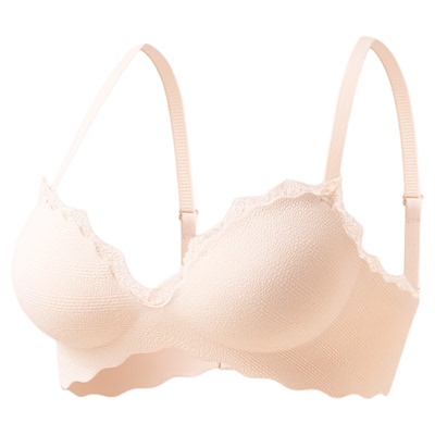 都市丽人小胸聚拢蕾丝内衣防下垂