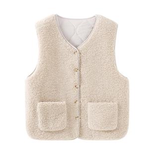 班尼路轻薄羽绒马甲女2025秋冬新款内搭保暖背心打底贴身v领外套Q