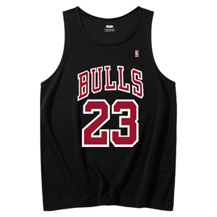 美式速干球衣公牛队23号篮球训练服t恤运动背心夏装男生球服套装