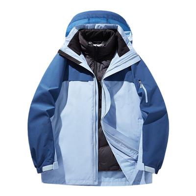 三合一冲锋衣定制工作服印字logo