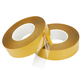 超薄0.15mm厚透明PET双面胶带耐高温高粘无痕可移薄膜双面胶带进口品质50米长可定制