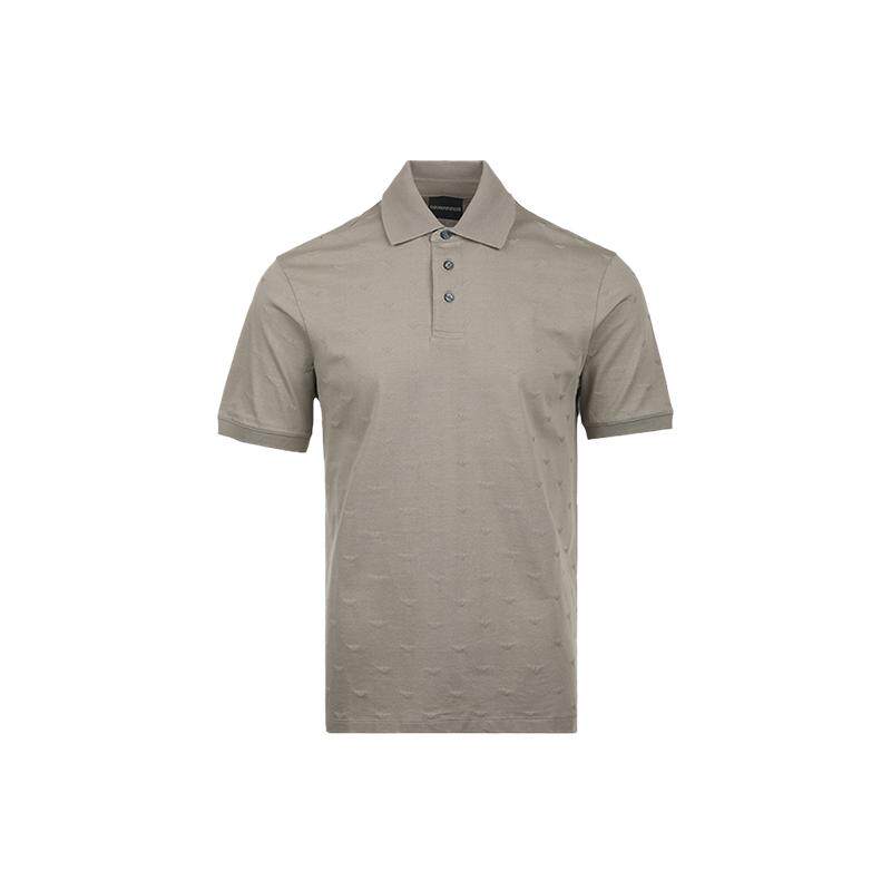 【自营】EMPORIO ARMANI/阿玛尼男士SS26商务休闲棉短袖polo衫T恤