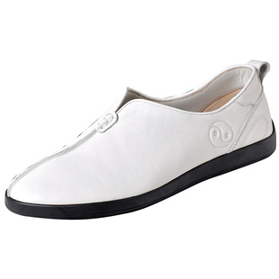 达利拉太极鞋女太极运动鞋男真皮懒人鞋软牛皮太极拳练功鞋武术鞋