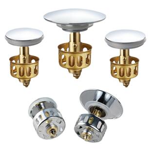 全铜弹跳盖过滤网提篮台盆洗手盆塞头洗脸盆落水器面盆下水器配件