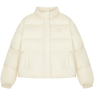 【泡芙系列】TeenieWeenie小熊女冬季干练立领保暖轻柔羽绒服外套