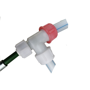 厂家软轴泵三通电机连接丝接头护套管三角架配停车杆花冰刀牛角尖