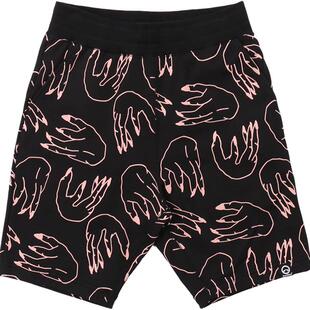 DEVIL NUT恶魔 潮牌 男女情侣中国红新年红短裤 吸血男爵 SNT