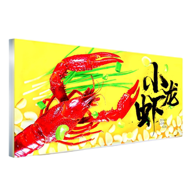 卡布软膜布灯箱led定制摆摊高清