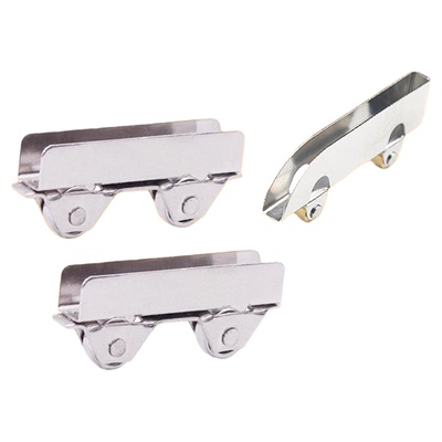 8厘玻璃门滑轮推拉移门山形轨道