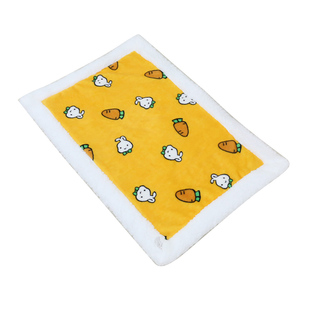 宠物被子保暖毯子狗狗睡觉盖被法兰绒睡毯猫咪裹被冬季羊羔绒毯被