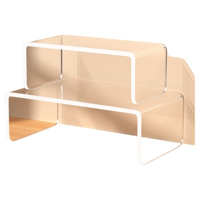 亚克力展示架U型桌面置物架透明