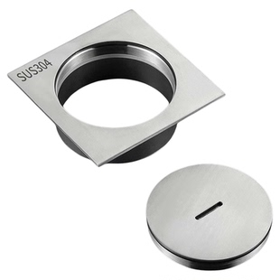 110排水管清扫口检查口地漏不锈钢304清扫口地面检修口扫除口堵头